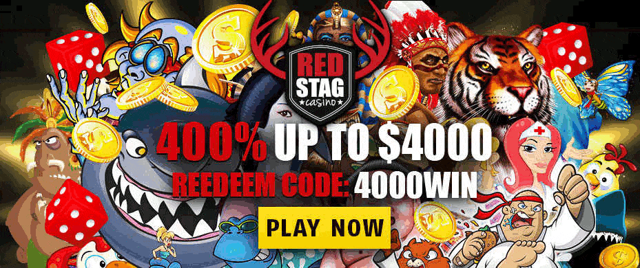 red stag 400% up to $4000