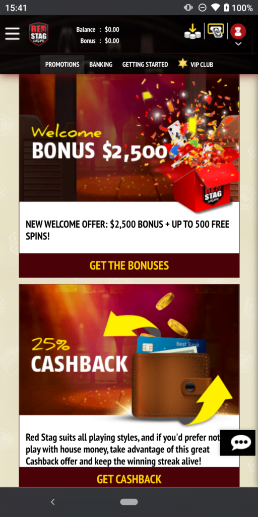 red stag casino promotions